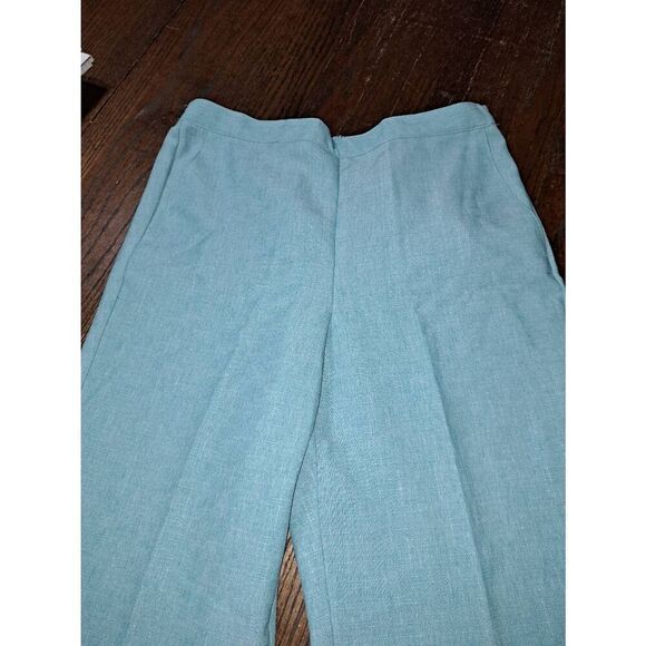 Size 10 Alfred Dunner Elastic Waist Pull On Pants with Pockets Blue - Picture 2 of 4